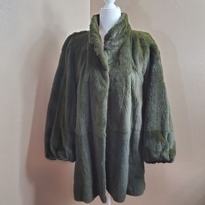 Perfect Warm & Cozy Real Fur Coat SzL